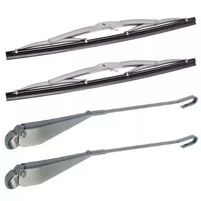 Vw Bug Wiper Arms & Blades Left & Right Side Vw Bug 65-67 • $69.95