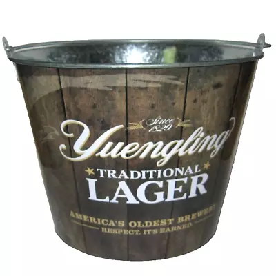 Yuengling Traditional Lager Beer Metal Ice Bucket With Handle Oldest Brewery • $19.99