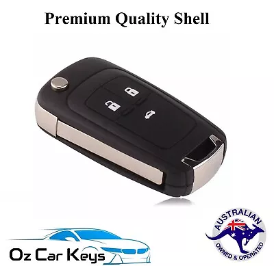 3 Button Remote Flip Key Blank Shell Case Enclosure For Holden Barina Cruze Trax • $9.89