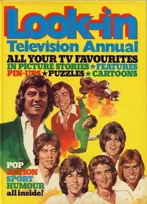 3 X Vintage Look-In Television Annuals (1975/ 1976/ 1978) - All Unclipped/ VGC • £12