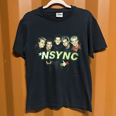 Vintage NSYNC Concert 1998 World Tour Band T-Shirt Justin Timberlake Men’s Small • $45