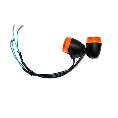 12V Front Turn Signal Lights For 50cc - 150cc Scooter Moped 2 Wires 2 Pin • $114.95