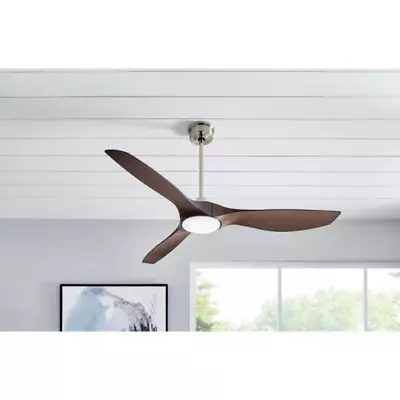 Large Industrial Propeller Ceiling Fan + Remote Elegant Modern Lodge Cabin Light • $399.99