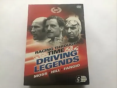 Racing Through Time - Grand Prix Legends - Moss / Hill / Fangio (DVD Boxset) (11 • £6.49