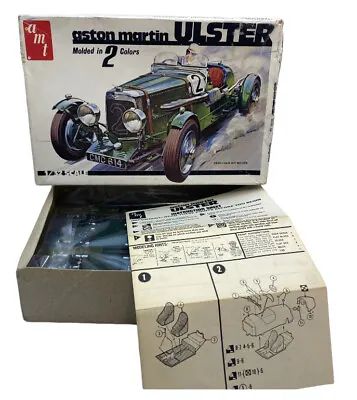 AMT Aston Martin ULSTER 1/32 2 Color Vintage Model Assembly Kit NEW OLD STOCK • $68.51