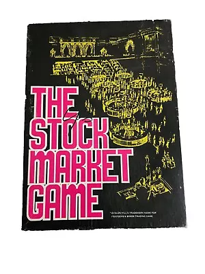 Vintage The Stock Market Board Game 1970 Avalon Hill Bookcase Game Complete • $23