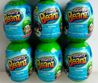 Bn 6 Pods Of Mighty Beanz Series 2 Pod With 2 Random Beanz - 12 Beanz In Total • £19.99
