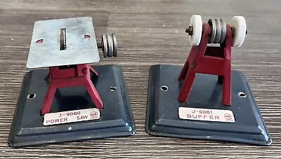 Lot 2 Vintage Marx Linemar Tin Steam Engine Tools Power Saw & Buffer L@@K • $9.99