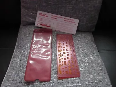 £10 • Buy Vintage Gestetner Ornamental Design Symbols Motifs & Signs Plate No 70 Stencil