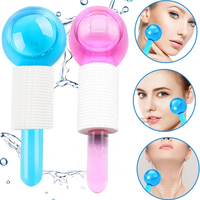 $19.49 • Buy 2 Pcs Massage Ice Globes Beauty Cooling Tools Face Ball Massager Massage Set 