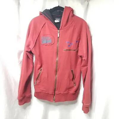 VON DUTCH 47 Red Lined Hoodie Jacket Men's Sz M [OC] • $40