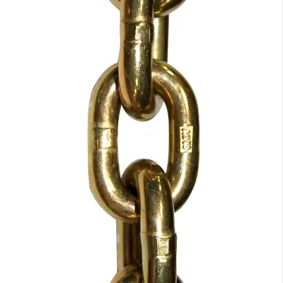 3/8  X 10' Grade 70 Chain For Tie Down Binder Logging Tow Cargo Control 6660 Lb • $39.99