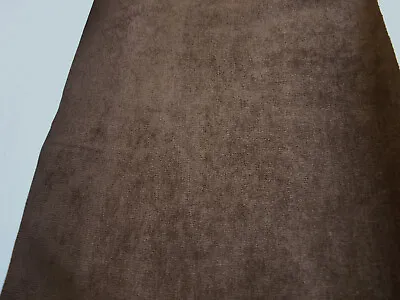 Velvet Upholstery Fabric Color Chocolate By The Yard 56 Wide.quality Fabric • $27.99