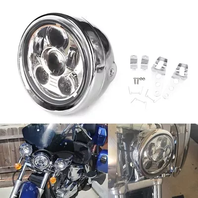 5.75  LED Headlight + Housing Bucket For Honda Shadow VT 600 750 1100 VTX1800C • $69.99