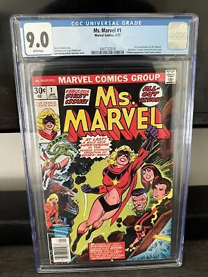 Ms. Marvel #1 | Cgc 9.0 Wp | 1st Carol Danvers As Ms. Marvel | 1977 Marvel • $59.99