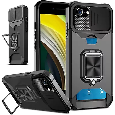 Shockproof Bumper Case With Ring Holder Kickstand For IPhone 7/8/SE2020/SE3 4.7  • $26.93