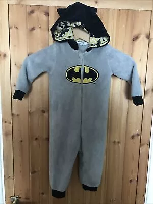 Batman Pajamas Baby Jumpsuit Costume For Sleep   12-18 Month • £8