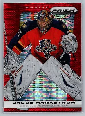 2013-14 Panini Prizm #35 Jacob Markstrom Florida Panthers Red Pulsar • $0.99