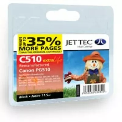 £17.98 • Buy PG510 Black Remanufactured Printer Ink Cartridge C510 PG-510
