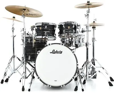 Ludwig Legacy Maple 4-piece Shell Pack - Vintage Black Oyster • $3999