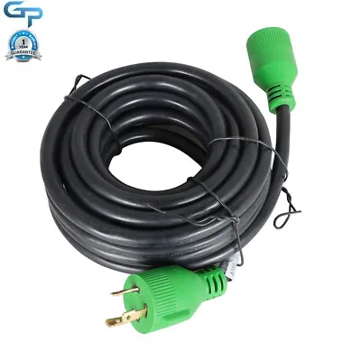 3 Prong 30 Amp Generator Extension Cord 10/15/25-75/100 Feet NEMA L5-30P/L5-30R • $149.44