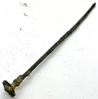 Rare Medieval Byzantine Era Bronze Clothing Pin From Central Europe Artifact • $19.95