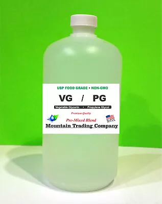 Vegetable Glycerin Propylene Glycol Food Grade Pg Vg 80 20 70 30 Liquid • $595