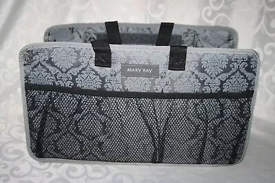 Mary Kay Gray & Black Collapsible Tote Carry Bag Very Good Used Condition • $15