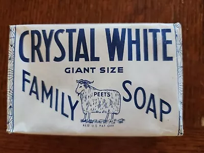 Vintage Soap Bar (Peet's Crystal White Colgate-Palmolive-Peet) ~1930's NOS • $8