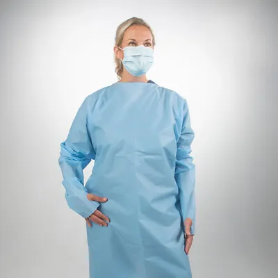 Disposable Personal Protection Isolation Dental Medical Gown PPE Case Of 75 • $25