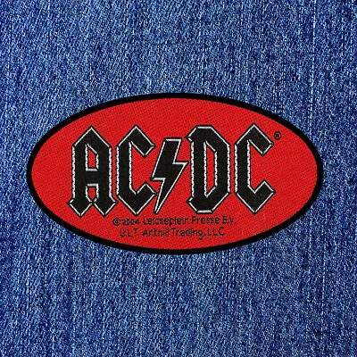 £4.50 • Buy Acdc - Oval Logo (new) Sew On Patch Official Band Merchandise