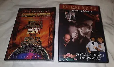 2 DVD Richard Turner 35 Years Lecture Weber Vernon Steve Forte Gambling Card  • $39