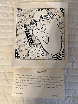 Benny Goodman A Song Is Born Press Photo 1948 Jazz Clarinet George Wachsteter • $14.99