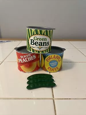 Melissa And Doug Lot Of 3 Cans One Green Beans Toy  • $10.91