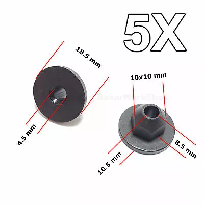 $5.89 • Buy 5X Plastic Universal Nut For BMW, VW, Audi, Skoda, Seat