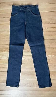 NOS Deadstock 60s 70s Denim Jeans Dark Indigo City Lights NWT Vintage Levi ? • $99.99