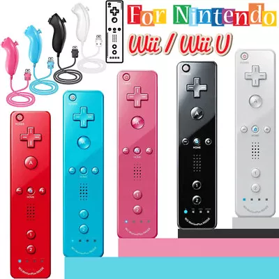 Motion Plus Wireless Remote Controller Nunchuck For Nintendo Wii Wii U Games New • $26.59