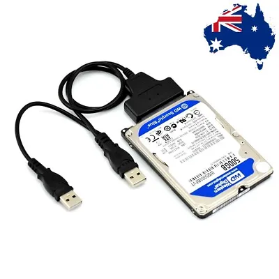$6.99 • Buy NEW AU SATA 2.5  3.5 Inch SSD Hard Disk Drive Adapter Converter Cable