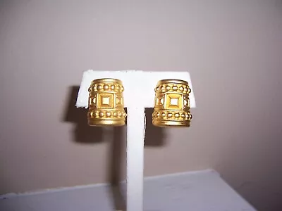 Cool Gold -Tone Givenchy Clip Earrings • $49.99