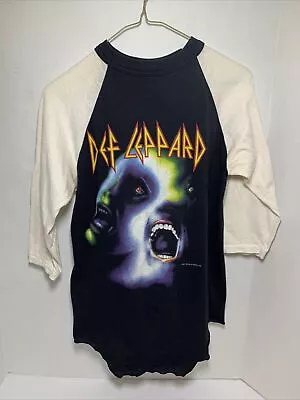 Vtg 1987 Def Leppard Hysteria Tour Concert Rock Band Heavy Metal Shirt • $99.99