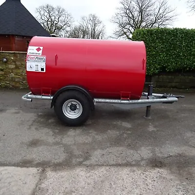 £4650+Vat  FUELPROOF 2500 SITE TOW FUEL BOWSER DIESEL Tank Tractor Digger • £5580