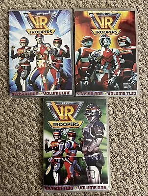 Saban's VR Troopers Season 1 Volume 1 And 2 Season 2 Volume 1 DVDs OUT OF PRINT • $250