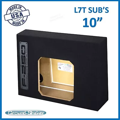 10  Single L7T Sealed Shallow / Slim Sub Box Subwoofer Enclosure Ground Shaker • $140