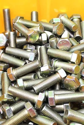 M20-2.5X 60mm Hex Head Bolt Cap Screw Yellow Zinc Grade 10.9 Pick Quantity • $4.05