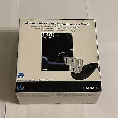 Garmin All-in-One HD-ID & DownVu 4-Pin Transducer (#010-12087-00) • $149.99