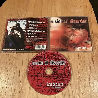 Vision Of Disorder – Imprint CD 1st US Press Snapcase Sick Of It All Strife • $5.99