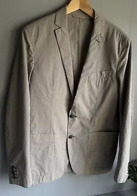 Hackett London Men Smart Blazer Jacket Cotton Stripes Twill Uk42R/ EU52R • £35