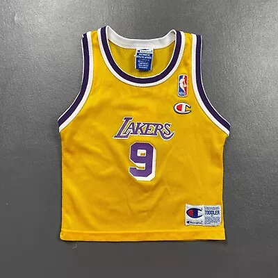 100% Authentic Nick Van Exel Vintage Champion Lakers Jersey Size Toddler 4T • $95