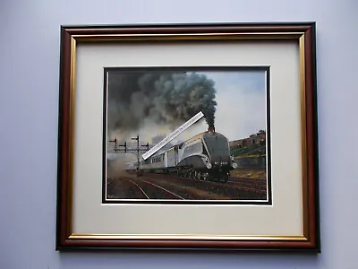 Railway Print By Malcolm Root Framed (aa) • £19.95