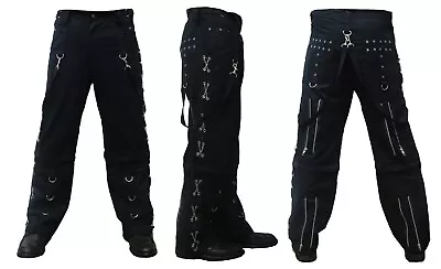 Northern Star Men's Bondage Pants Baggy Skater Chain Eyelets Trousers Goth • $79.99